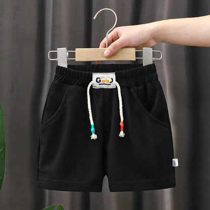 Summer Kids Shorts – Solid Color Casual Shorts for Boys & Girls - KinBuB