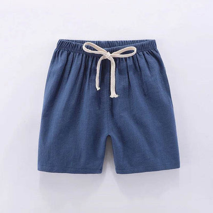 Cotton Linen Kids Shorts – Summer Casual Wear for Boys & Girls - KinBuB