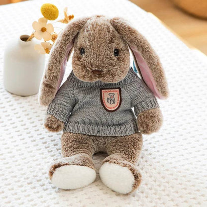 Big Ear Bunny Plush Doll – Soft Stuffed Rabbit for Baby Gift - KinBuB