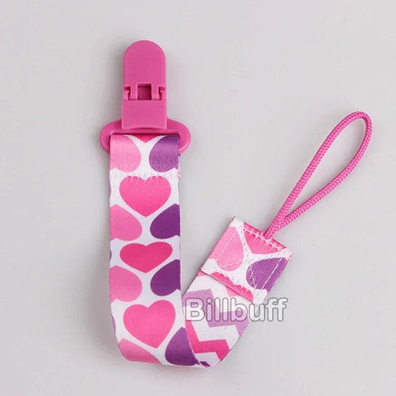 Custom Baby Pacifier Chain – Name Clip with Teether Pendant - KinBuB