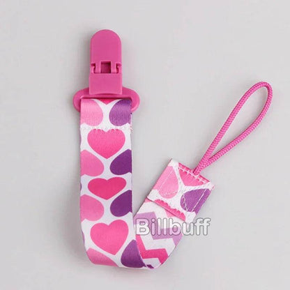 Custom Baby Pacifier Chain – Name Clip with Teether Pendant - KinBuB