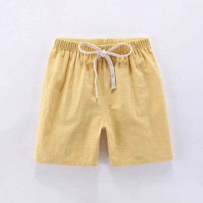 Cotton Linen Kids Shorts – Summer Casual Wear for Boys & Girls - KinBuB