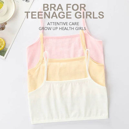 Girls Training Bras 2025 – Soft Cotton Underwear for Teens 8–14 - KinBuB