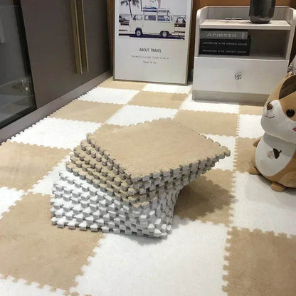 Baby Anti-Shock Puzzle Mat – Soft Padded Carpet 30x30x1cm - KinBuB